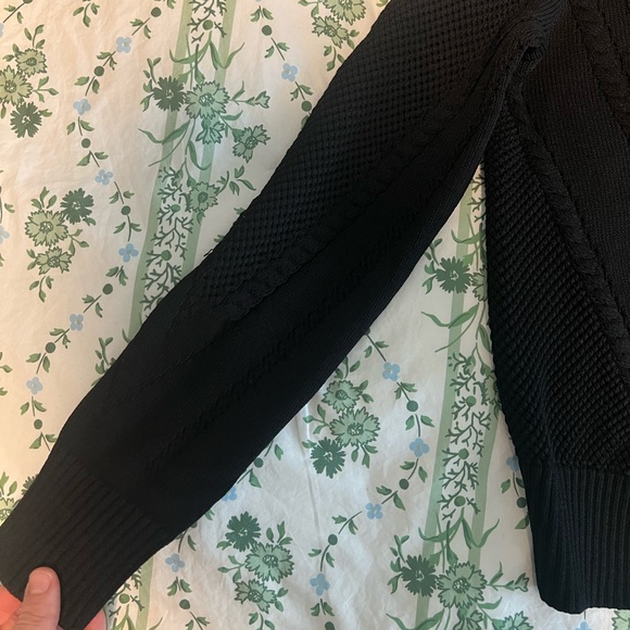 MAJE - sweater with see-through detail and tassels - Picture 6 of 6